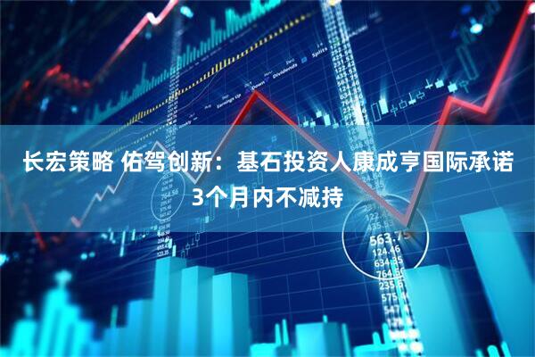 长宏策略 佑驾创新：基石投资人康成亨国际承诺3个月内不减持